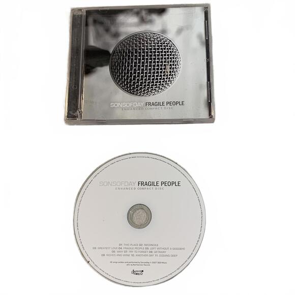 Other - Sons of Day Fragile People Enhanced CD Album Red Hammer Records Jewel Case